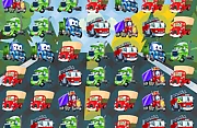 Cartoon Trucks Match 3