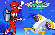 Save Power Rangers From Ocean Zombies - Pin Pull