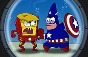 spongebob iron