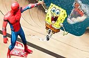 Super spongebob spiderman