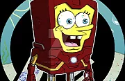 spongebob iron man