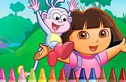 Dora the Explorer 4 Coloring