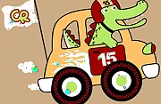 Fast Racing Cars Coloring