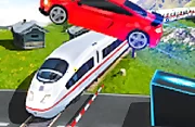 Marvelous Highway Car Stunt Ramp Car Stunt Race