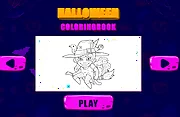 Halloween coloring books