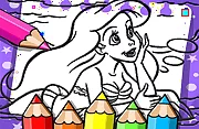 Ariel The Mermaid Coloring Book