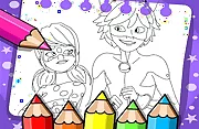 Miraculous Ladybug Coloring Book