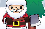 Wood Cutter Santa Idle