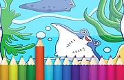 Cute Fish Coloring Book App