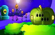 Halloween Pumpkin Forest Escape