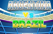 Match Football Brazil or Argentina