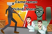 Cameraman vs Skibidi Monster : Fun Battle