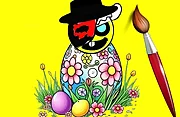 Sprunki Easter Coloring