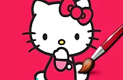 Easy Coloring Kitty